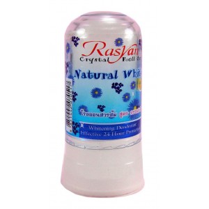 Дезодорант кристалл натуральный белый Rasyan, 80 грамм